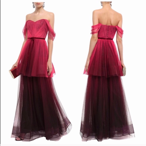 Marchesa Dresses & Skirts - 🔥🔥🔥 Marchesa Notte Ombré Gown Size 4US